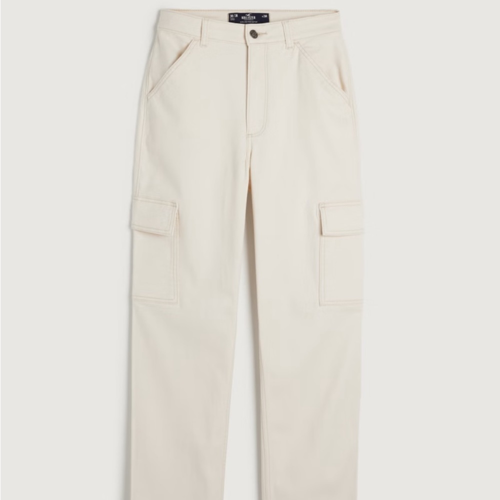 Hollister cargo dad pants